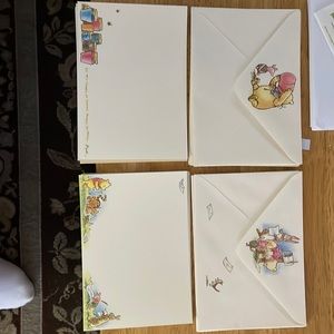Winnie the Pooh Note cards & envelope